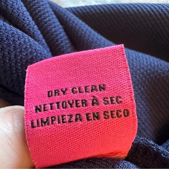 Betsey Johnson Navy Cage Cutout Pockets Pleat Mini Dress Fit and Flare EUC Sz 10 - Picture 14 of 15